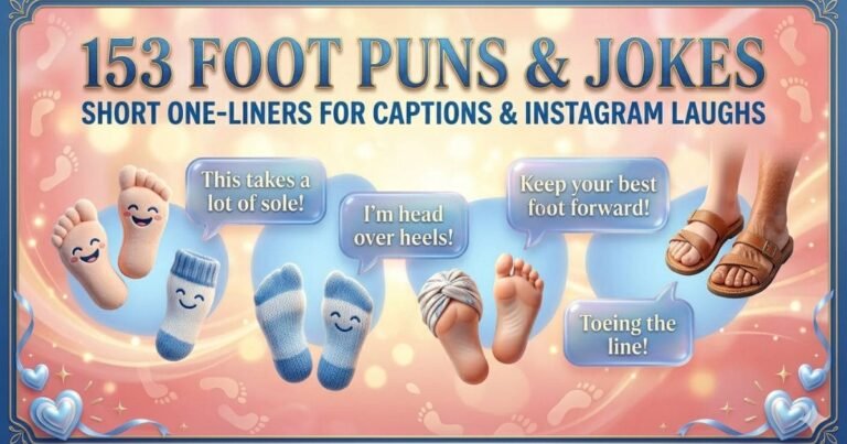 153-FOOT-PUNS-JOKES-SHORT-ONE-LINERS-FOR-CAPTIONS-AND-INSTAGRAM-LAUGHS