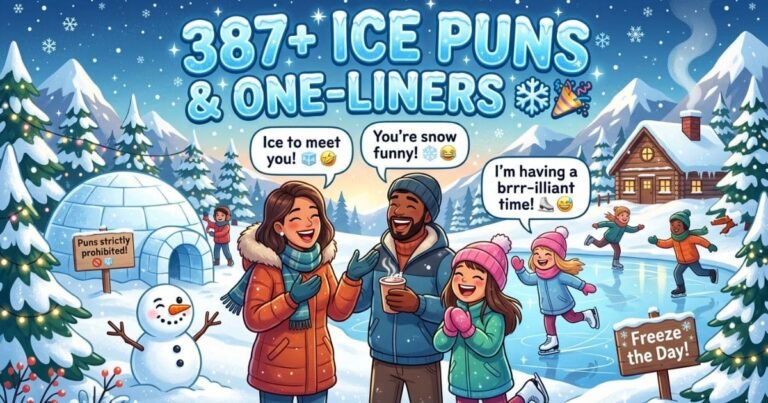 ICE-PUNS-ONE-LINERS