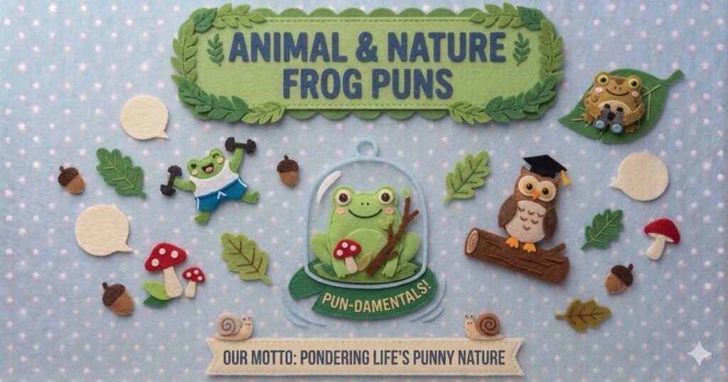 ANIMAL-NATURE-FROG-PUNS
