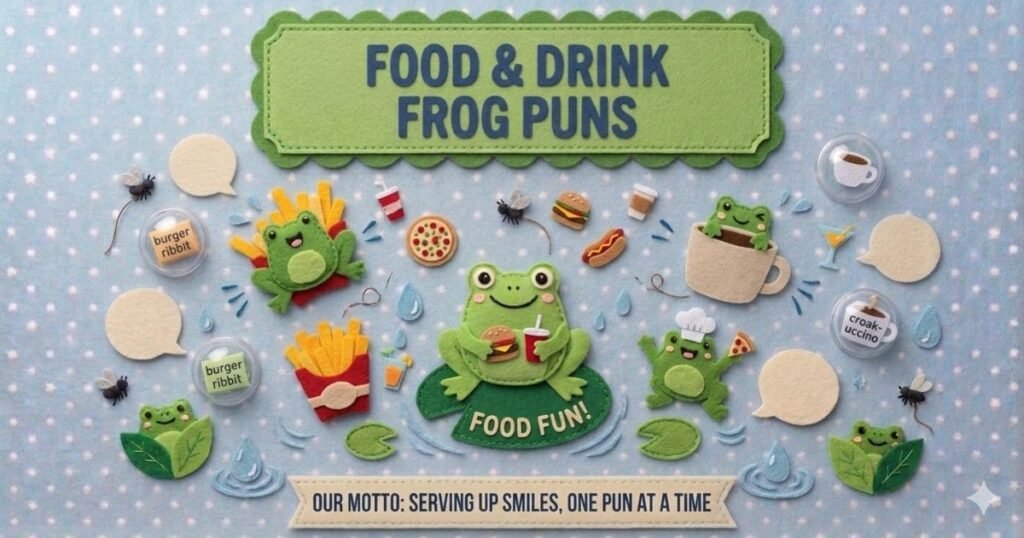 FOOD-DRINK-FROG-PUNS