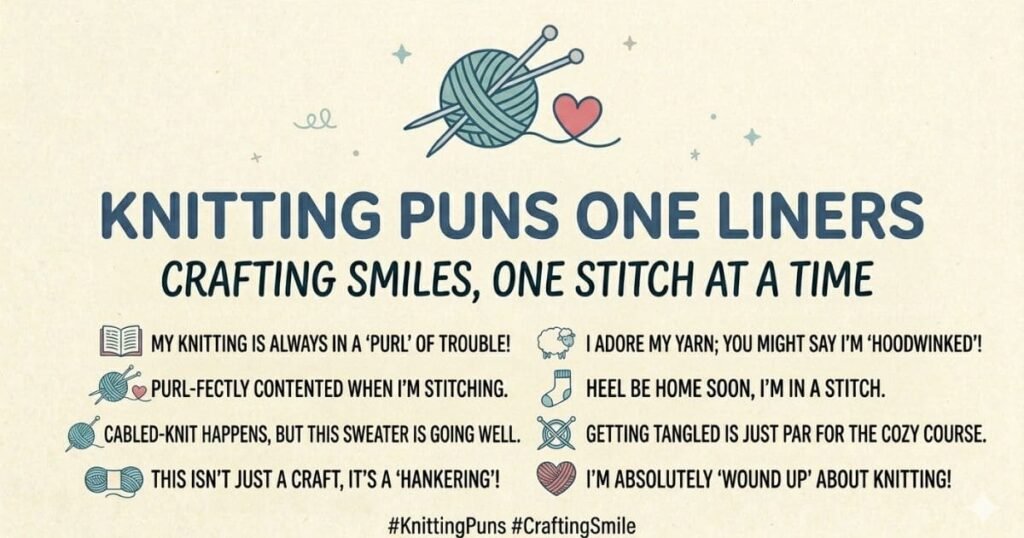 KNITTING-PUNS-ONE-LINERS
