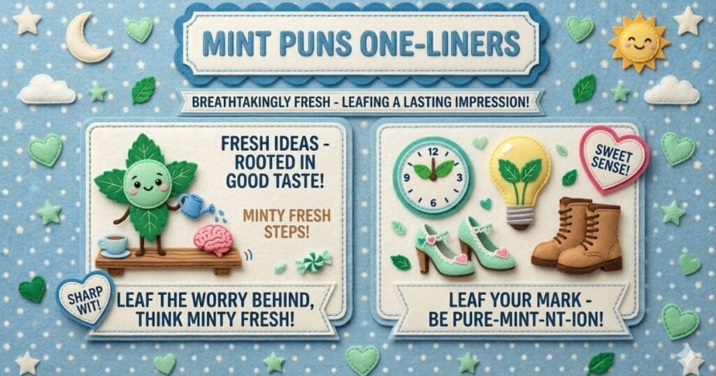 MINT-PUNS-ONE-LINERS