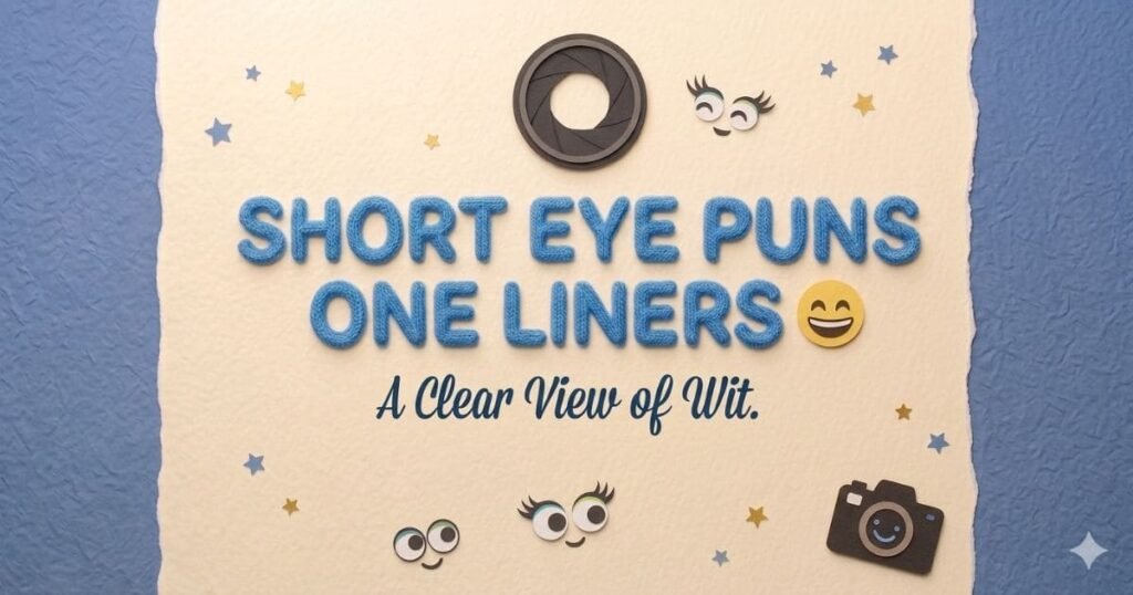 SHORT-EYE-PUNS-ONE-LINERS
