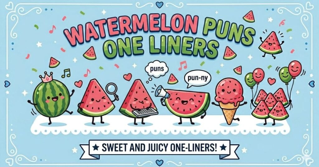 WATERMELON-PUNS-ONE-LINERS