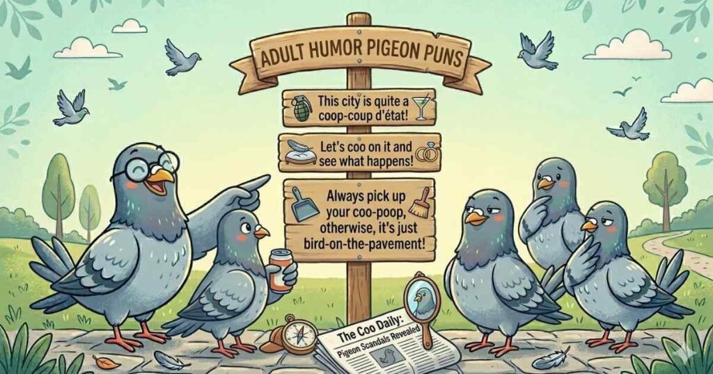 Adult Humor Pigeon Puns