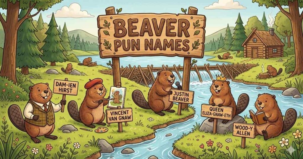 Beaver Pun Names