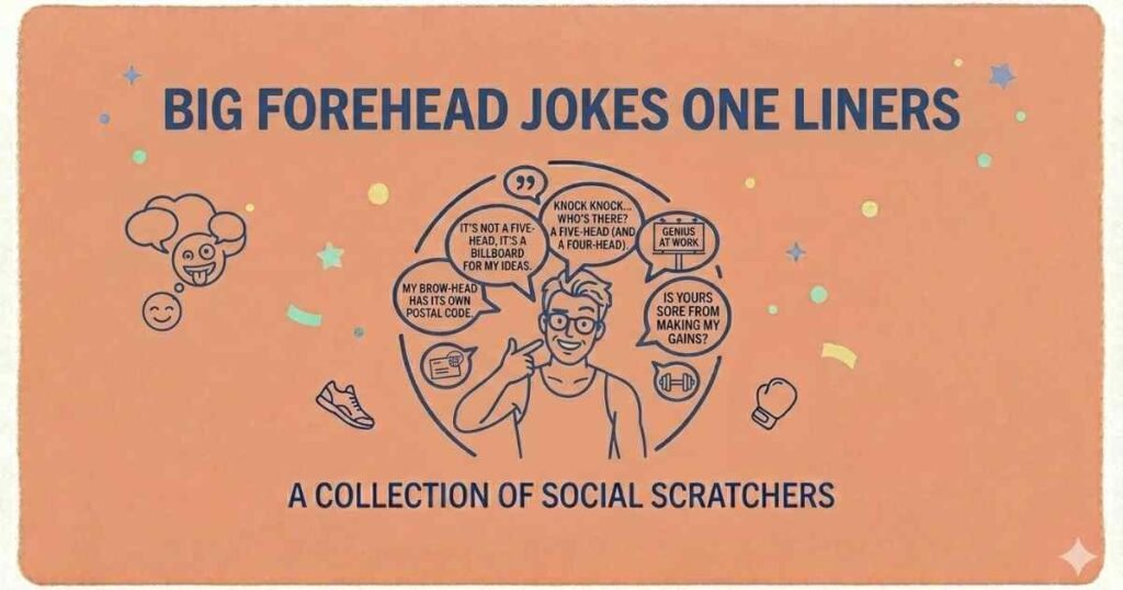 Big Forehead Jokes One Liners