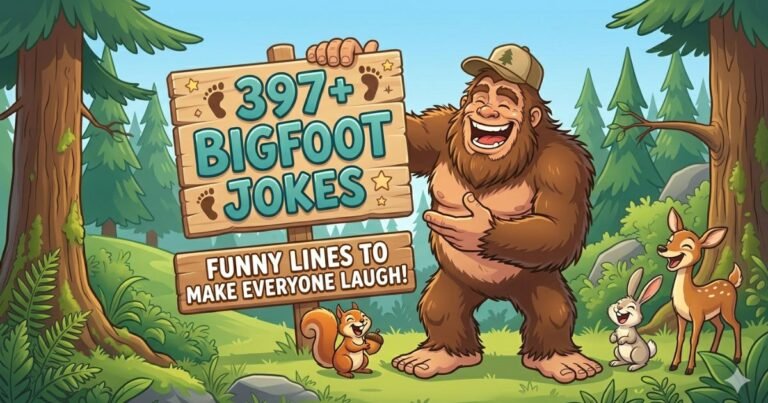 Bigfoot Jokes Funny Lines Feature Image