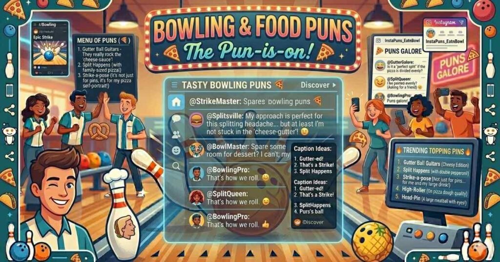 Bowling & Food Puns 🍕