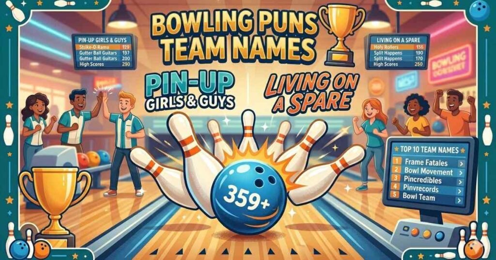 Bowling Puns Team Names 🏆