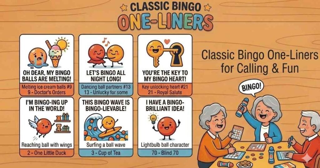 Classic Bingo One-Liners