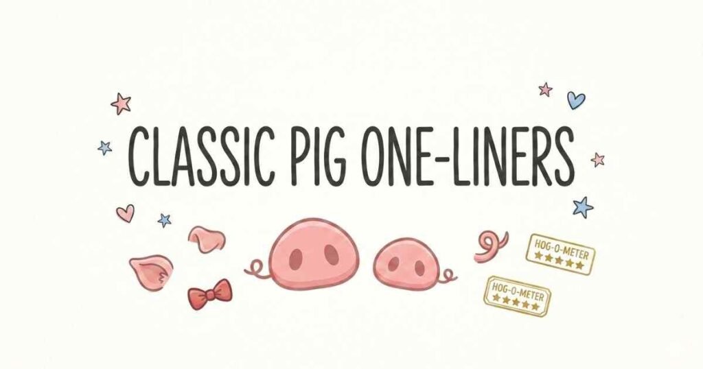 Classic Pig One-Liners