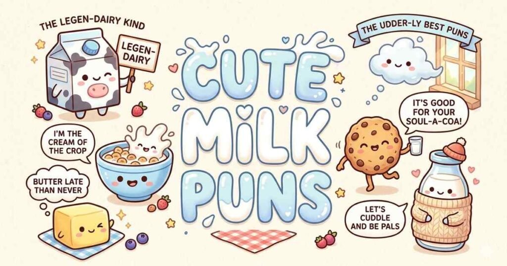 Cute Milk Puns