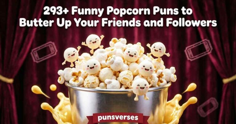 Funny Popcorn Puns Feature Image
