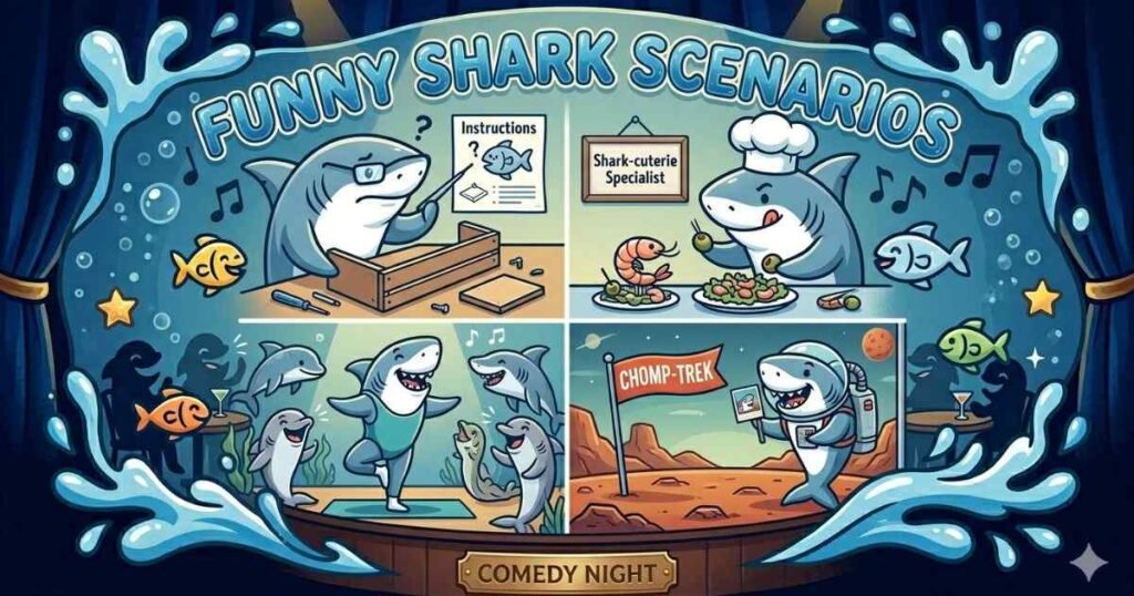 Funny Shark Scenarios