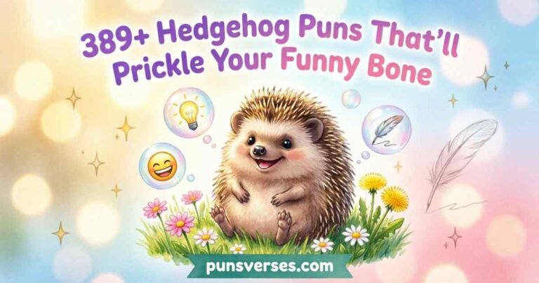 Hedgehog Puns Feature Image