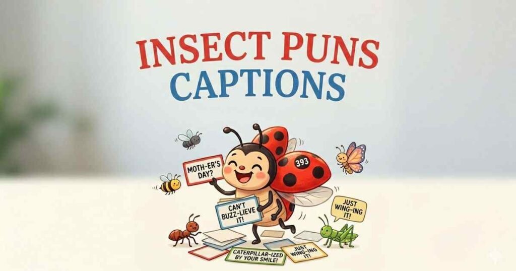 Insect Puns Captions