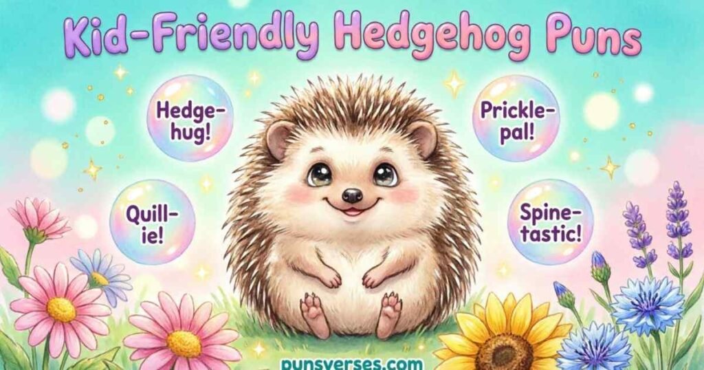 Kid-Friendly Hedgehog Puns