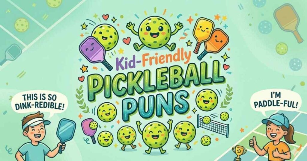 Kid-Friendly Pickleball Puns