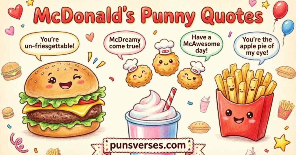 McDonalds Punny Quotes