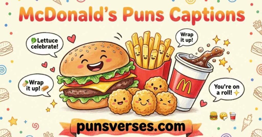 McDonald's Puns Captions