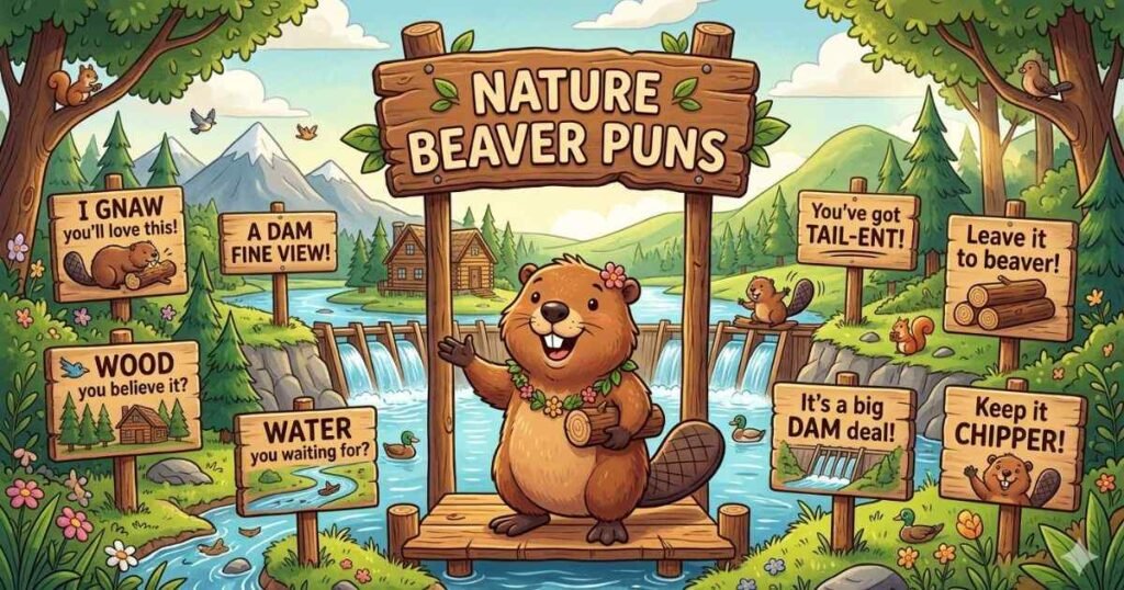 Nature Beaver Puns