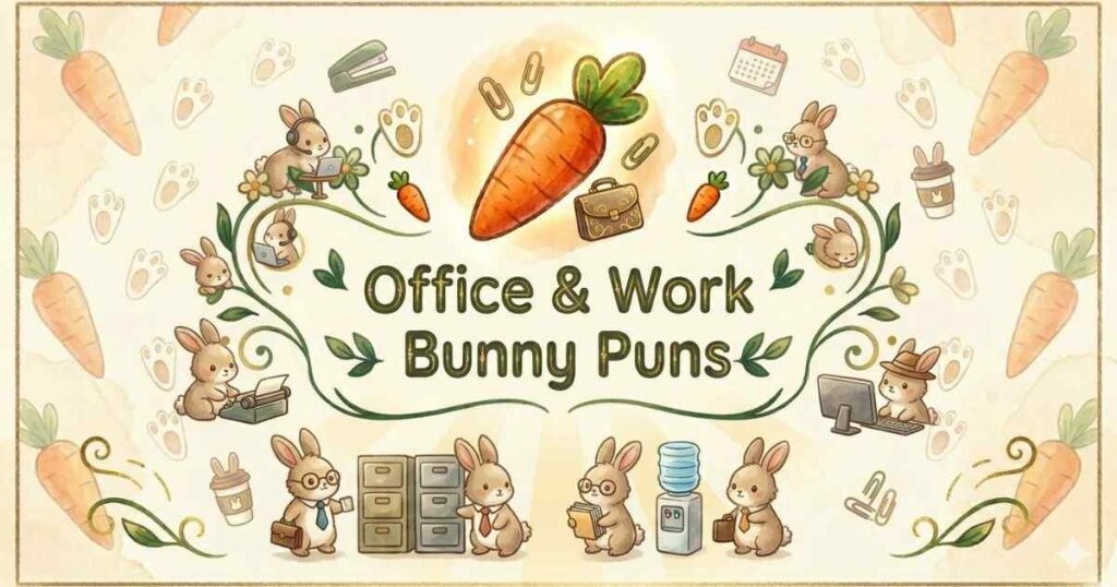 Office & Work Bunny Puns