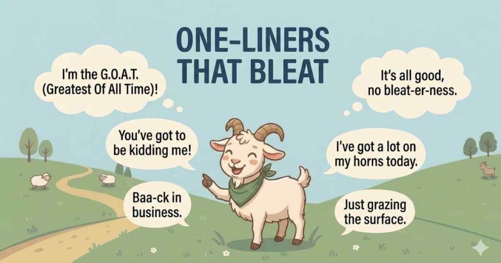 One-Liners That Bleat