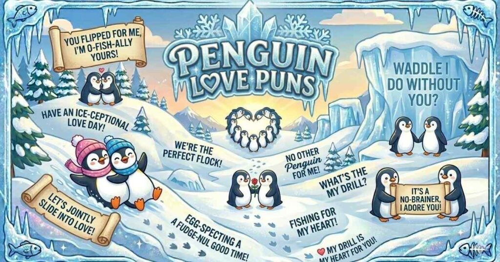 Penguin Love Puns