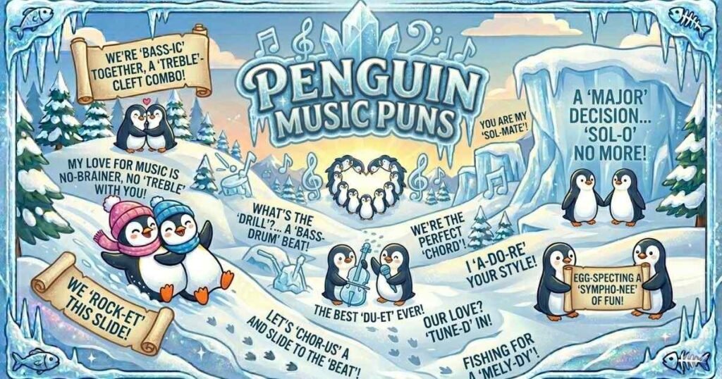 Penguin Music Puns