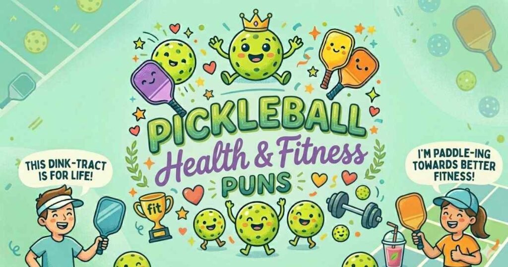 Pickleball Health & Fitness Puns