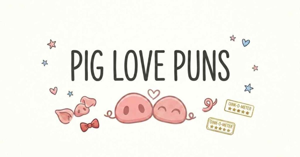 Pig Love Puns