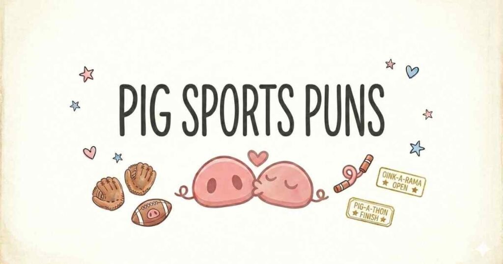 Pig Sports Puns