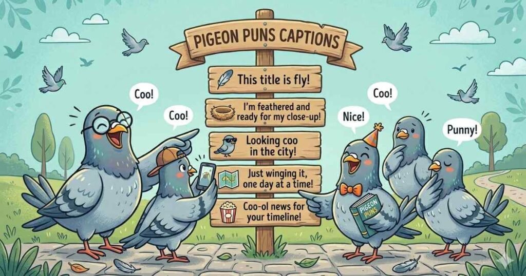 Pigeon Puns Captions