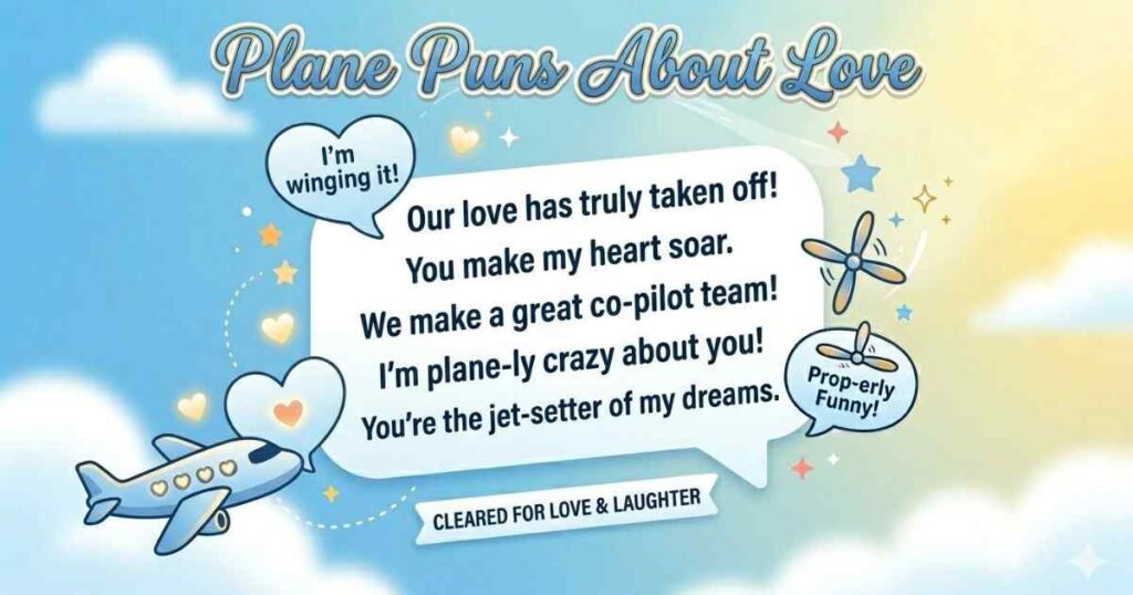 Plane Puns About Love