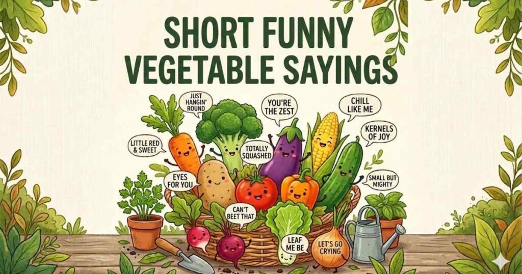 Short Funny Vegetable Puns