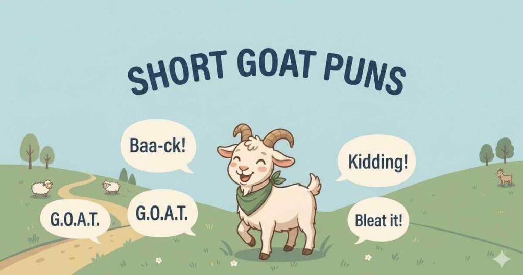 Short Goat Puns