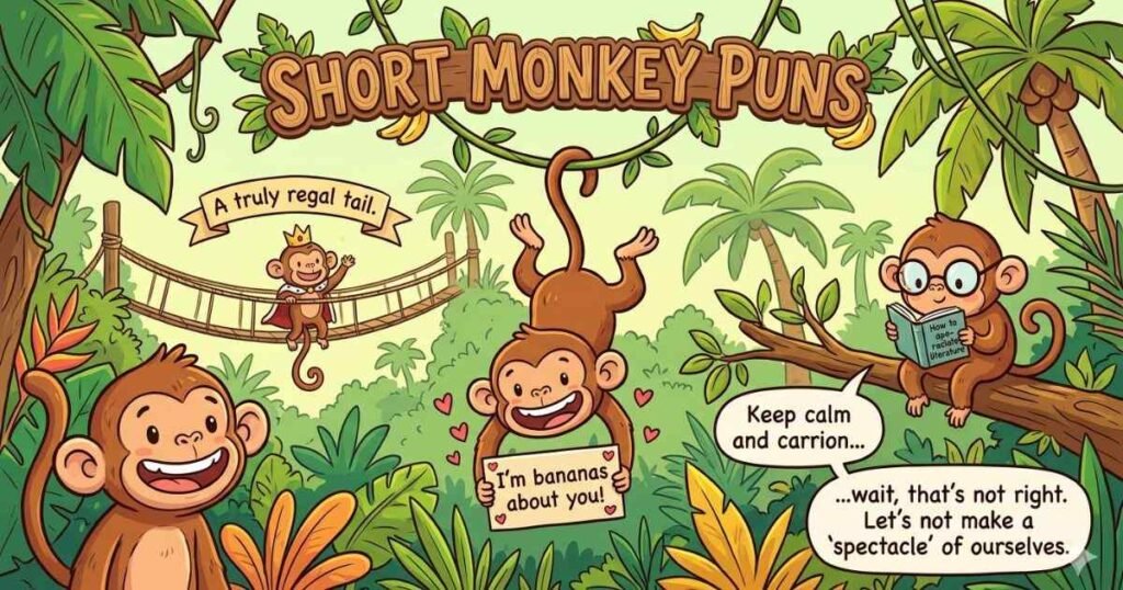 Short Monkey Puns