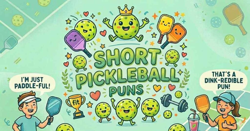 Short Pickleball Puns