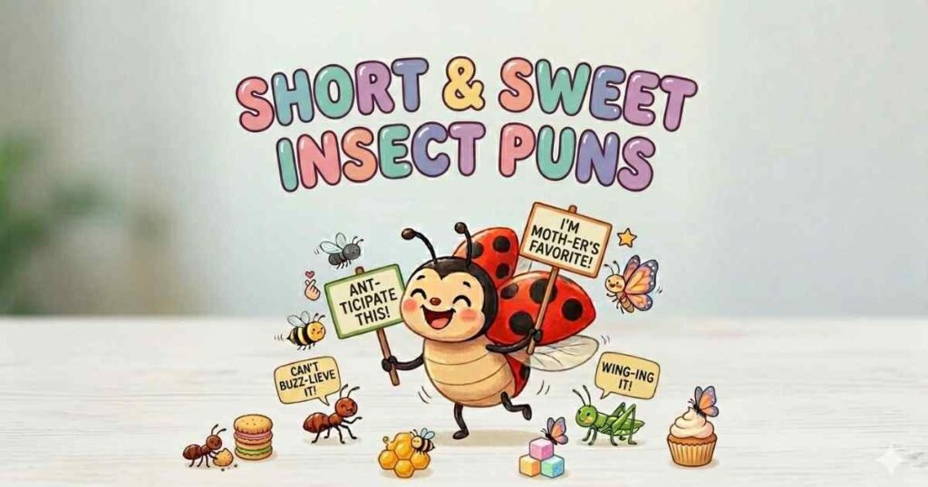 Short & Sweet Insect Puns