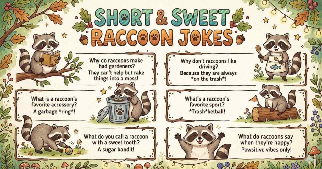Short & Sweet Raccoon Jokes