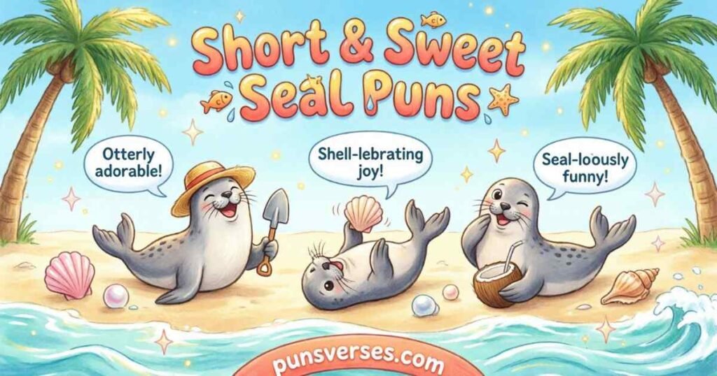 Short & Sweet Seal Puns