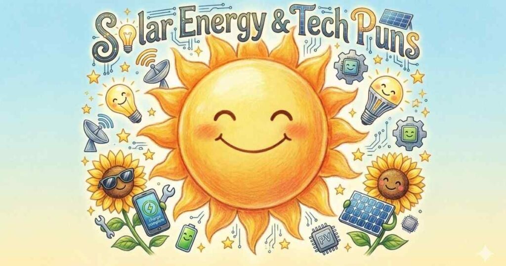 Solar Energy & Tech Puns