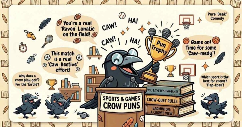 Sports & Games Crow Puns