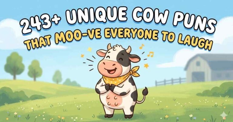 Unique Cow Puns Feature Image
