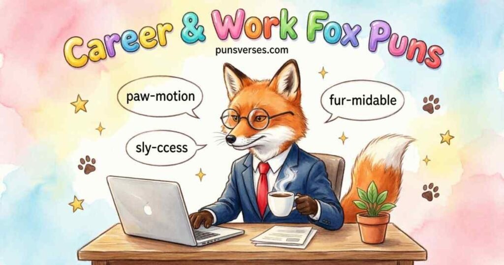 Career & Work Fox Puns