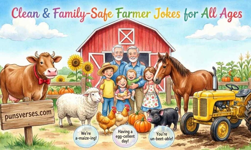 Clean & Family-Safe Farmer Jokes for All Ages