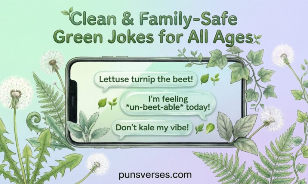 Clean & Family-Safe Green Jokes for All Ages