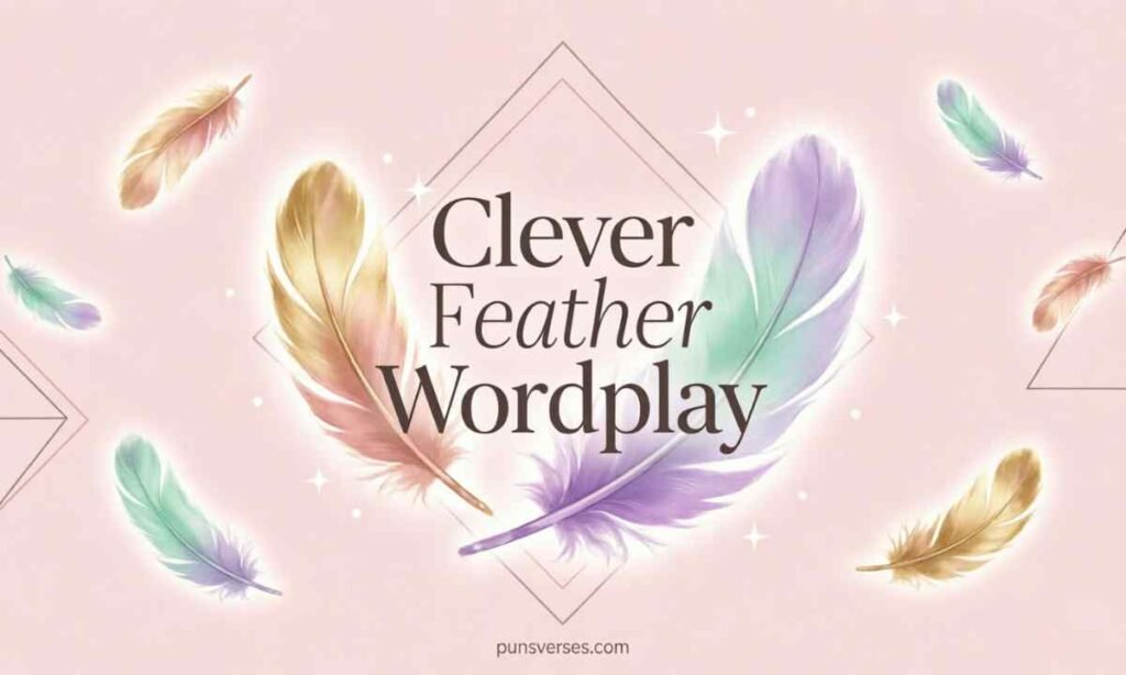 Clever Feather Wordplay for Instagram