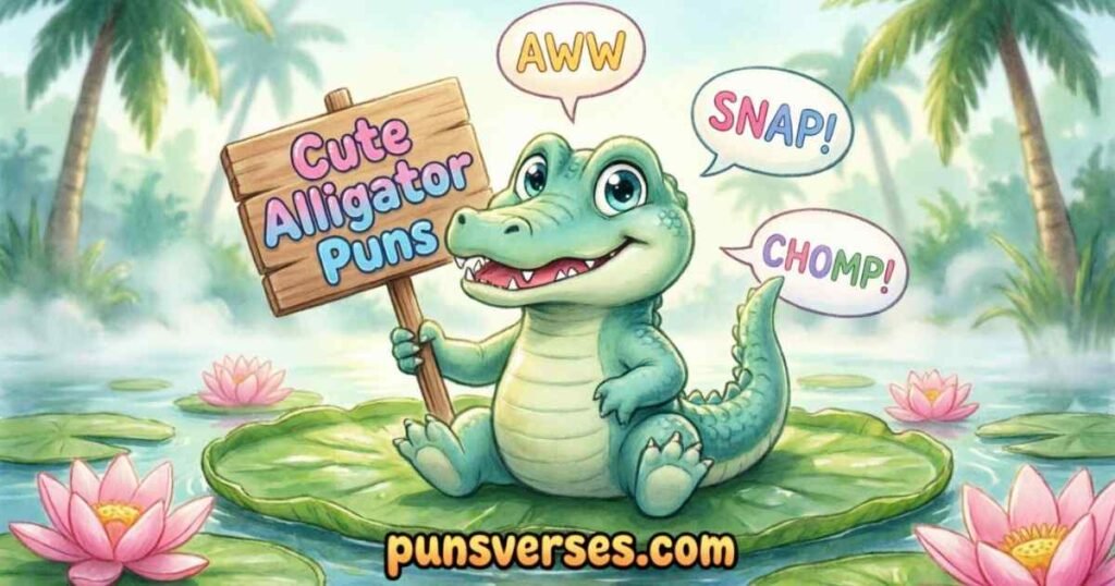 Cute Alligator Puns
